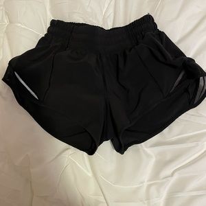 Black lululemon shorts